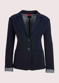 MADELEINE Jackenblazer »Jerseyblazer Stilvoller Einreiher mit Streifen-Detail« Jerseyblazer