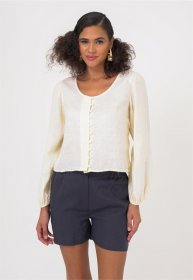 freshlions Klassische Bluse »Amara« 1 Stk. im klassischen Design