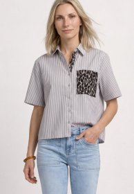STREET ONE Hemdbluse aus reiner Baumwolle