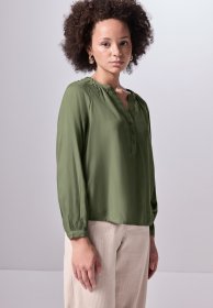 STREET ONE STUDIO Langarmbluse aus softer Viskose
