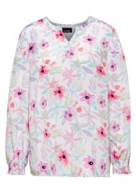 GOLDNER Druckbluse »Kurzgröße Druckbluse aus Polyester« Ohne