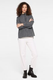 SENSES.THE LABEL Langarmbluse aus Baumwolle