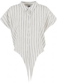 URBAN CLASSICS Klassische Bluse »Urban Classics Ladies Structured Striped Tied Blouse«