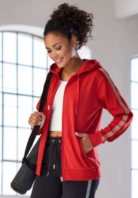 H.I.S Kapuzensweatjacke mit seitlichem Tapestreifen