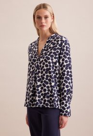seidensticker Klassische Bluse »Schwarze Rose« Tunika Punkte