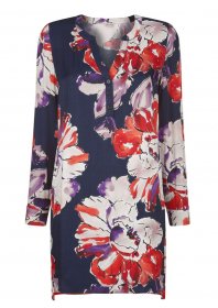 Alba Moda Langarmbluse »Longbluse Longbluse mit floralem Print«