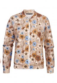 CLOUD 5IVE Klassische Bluse »CLOUD 5IVE Blouson with All-Over Flower Print«