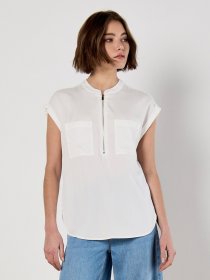 Apricot Klassische Bluse »Bluse« mit Reißverschluss