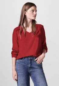 STREET ONE STUDIO Langarmbluse aus softer Viskose