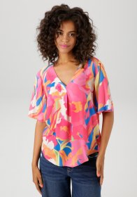 Aniston CASUAL Schlupfbluse mit fantasievollen, grafischen Druck