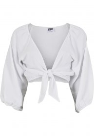 URBAN CLASSICS Klassische Bluse »Urban Classics Ladies Structured Knotted Blouse«