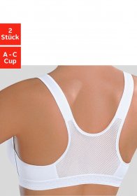 petite fleur Sport-BH Packung, 2 Stück,ohne Bügel für Yoga