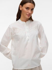 Vero Moda Langarmbluse »VMIRIS LS TOP NOOS« Baumwolle, allover bestickt
