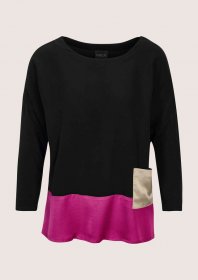 MADELEINE Langarmbluse »Bluse Moderne Bluse mit Farbspiel«