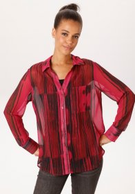 Aniston CASUAL Hemdbluse im extravagantem Streifen-Dessin