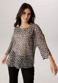 Aniston SELECTED Schlupfbluse im modischen Animal-Print - NEUE KOLLEKTION