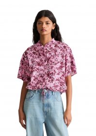 Marc O'Polo DENIM Kurzarmbluse »aus bedrucktem Viskose-Mix«