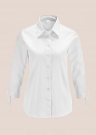 MADELEINE Hemdbluse »Hemdbluse Elegantes Blusenshirt mit Schleifenärmeln«