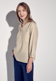 STREET ONE Klassische Bluse mit 3/4 Ärmeln
