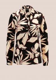MADELEINE Hemdbluse »Bluse Florale Bluse mit Schößchen«