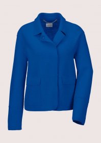 MADELEINE Kurzblazer »Kurzblazer Wollblazer mit Klappkragen und Pattentaschen« Wollblazer in Leichtverarbeitung, gekochte Wolle