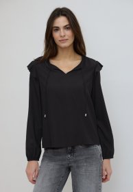 STREET ONE STUDIO Langarmbluse aus softer Viskose