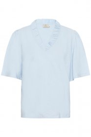 KAFFE Kurzarmbluse »Kurzarm-Bluse BPjuliana«