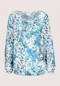 MADELEINE Langarmbluse »Bluse Schlupfbluse mit grafischem Allover-Print«