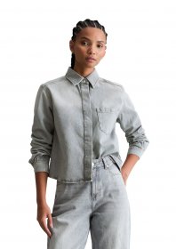 Marc O'Polo DENIM Jeansbluse »aus Rigid Denim«