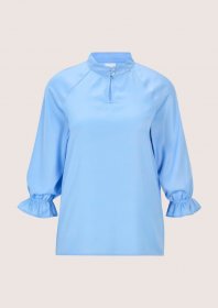 MADELEINE Langarmbluse »Bluse Elegante Damenbluse mit Stehkragen«