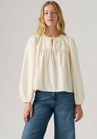 Levi's® Klassische Bluse »JOSEPHINE LS HOLI« mit elastischem Bund