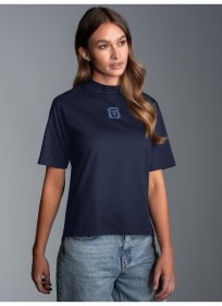 Trigema T-Shirt »TRIGEMA T-Shirt mit Stehkragen« 1 Stk.
