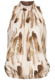 CLOUD 5IVE Klassische Bluse »CLOUD 5IVE Damen Cloud5ive Damen Choker Top mit Abstrakt Print«