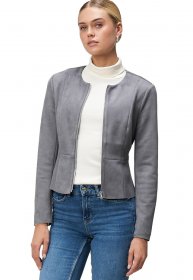 Zero Jackenblazer »Damen Wildlederoptik« Plain/ohne Details