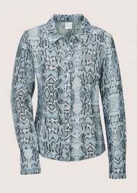 MADELEINE Langarmbluse »Hemdbluse Viskosebluse mit Animal-Print« Snake-Print