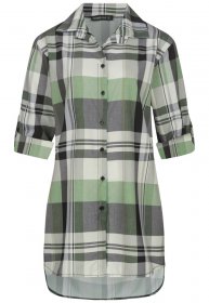 CLOUD 5IVE Klassische Bluse »CLOUD 5IVE Turn Up 3/4 Arm Bluse kariert BIG«