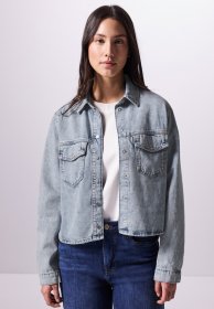 STREET ONE STUDIO Jeansbluse mit Brusttaschen