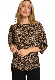 Zero Hemdbluse »Damen mit Rundhalsausschnitt«