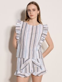 Apricot Klassische Bluse »Bluse« und Rüschen