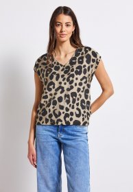 STREET ONE Shirtbluse aus softem Materialmix