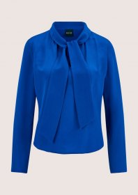 MADELEINE Langarmbluse »Seidenbluse Elegante Bluse mit V-Ausschnitt«