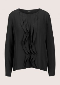 MADELEINE Langarmbluse »Bluse Leichte Rundhals-Bluse«