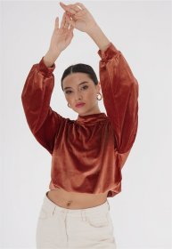 freshlions Klassische Bluse »Remy« 1 mit Knopfleiste im Nacken