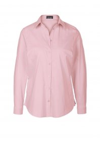 GOLDNER Langarmbluse »Kurzgröße Basicbluse mit Hemdkragen« Seitenschlitze für mehr Bewegungsfreiheit