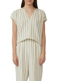 s.Oliver Kurzarmbluse mit All-Over Print
