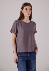STREET ONE STUDIO Shirtbluse aus softem Materialmix