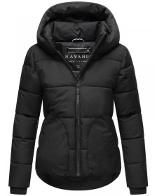 Navahoo Steppjacke »Lachperle XIV« mit Kapuze Kurze gesteppte Damen Winterjacke mit hohem Kragen und Kapuze