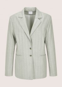 MADELEINE Jackenblazer »Blazer Eleganter Einreiher mit Nadelstreifen« schimmerndes Effektgarn