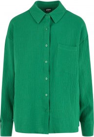 URBAN CLASSICS Klassische Bluse »Urban Classics Ladies Oversized Musselin Blouse«