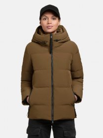 khujo Steppjacke »Fanc2-YM« mit Kapuze Kurze gesteppte Damen Winterjacke